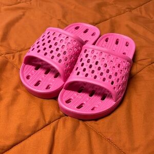 Vibrant Pink Shower Sandals